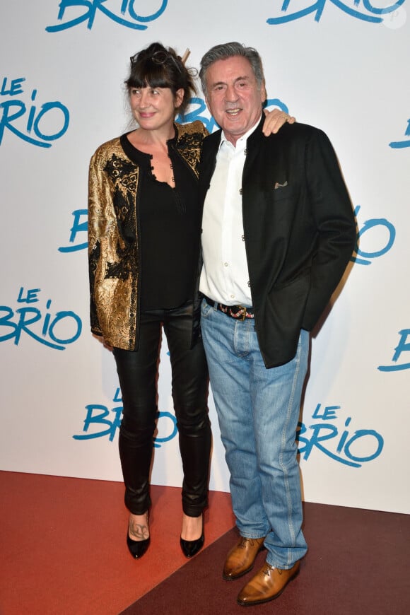 Daniel Auteuil est un grand amoureux, ici avec son actuelle épouse Aude Ambroggi...Aude Ambroggi, Daniel Auteuil assistant à la première du Brio à Paris, France, Photo par Alban Wyters/ABACAPRESS.COM