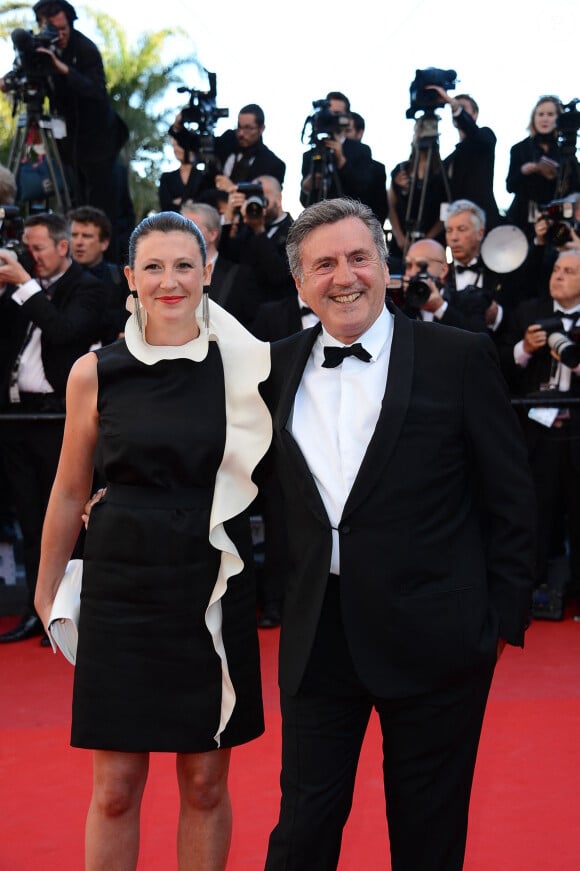 Aude Ambroggi et Daniel Auteuil arrivent à la projection de La Venus A La Fourrure au Palais des Festivals à Cannes, France, le 25 mai 2013, dans le cadre du 66e Festival de Cannes. Photo par Nicolas Briquet/ABACAPRESS.COM