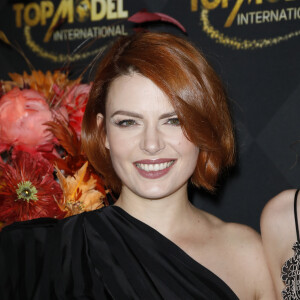 Elodie Frégé lors du photocall de la soirée de la grande finale du concours Top Model International au Lido à Paris, France, le 19 janvier 2020. © Marc Ausset-Lacroix/Bestimage