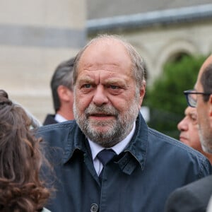 Ou Eric Dupond-Moretti
Eric Dupond-Moretti, ministre démissionnaire de la Justice - Obsèques de Henri Leclerc en la salle de la Coupole du crématorium du Père-Lachaise à Paris, France, le 9 septembre 2024. © Dominique Jacovides/Bestimage