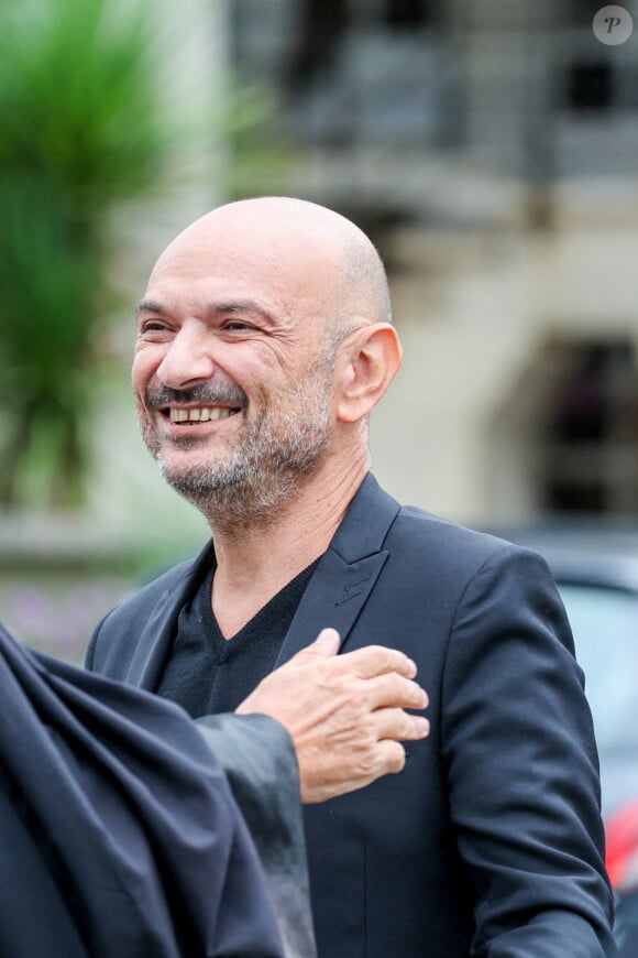 Richard Malka - Obsèques de Henri Leclerc en la salle de la Coupole du crématorium du Père-Lachaise à Paris, France, le 9 septembre 2024. © Dominique Jacovides/Bestimage