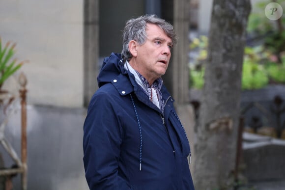 Arnaud Montebourg - Sorties des obsèques de Henri Leclerc en la salle de la Coupole du crématorium du Père-Lachaise à Paris, France, le 9 septembre 2024. © Dominique Jacovides/Bestimage