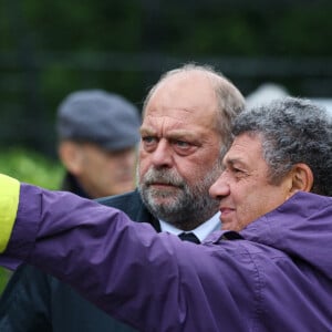 Eric Dupond-Moretti, ministre démissionnaire de la Justice - Sorties des obsèques de Henri Leclerc en la salle de la Coupole du crématorium du Père-Lachaise à Paris, France, le 9 septembre 2024. © Dominique Jacovides/Bestimage