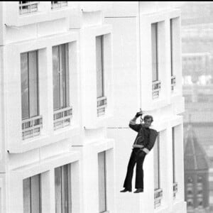 Sur lequel il a pris de sacrés risques
Archives - Jean-Paul Belmondo, sur le tournage de "Peur sur la ville".