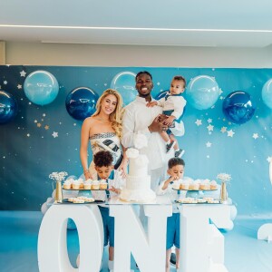 Paul Pogba, sa femme et leurs 3 enfants