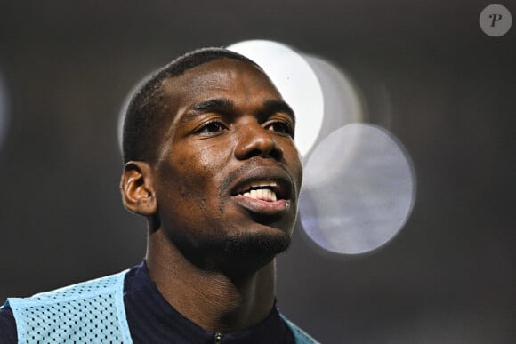 Paul Pogba (Fra) - L'équipe de France bat l'Afrique du Sud 5 à 0 lors d'un match amical au stade Pierre Mauroy à Villeneuve d'Ascq le 29 mars 2022. © JB Autissier /Panoramic/Bestimage 