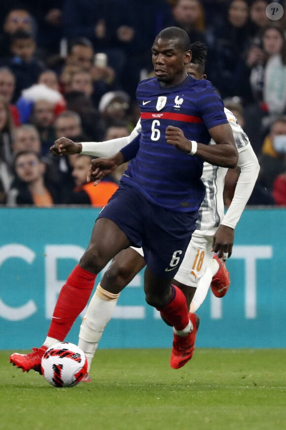 Pogba paul - L'équipe de France a battu la Côte d'Ivoire en amical (2-1) à Marseille le 25 mars 2022. © Stéphane Pillaud/Panoramic/Bestimage 