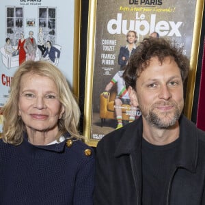 Pierre Rochefort a pu compter sur la présence de sa maman Nicole Garcia
Exclusif - Nicole Garcia et son fils Pierre Rochefort- Générale de la pièce "Royan, la professeur de Français" au théâtre de Paris le 17 avril 2024. © Borde / Rindoff / Bestimage