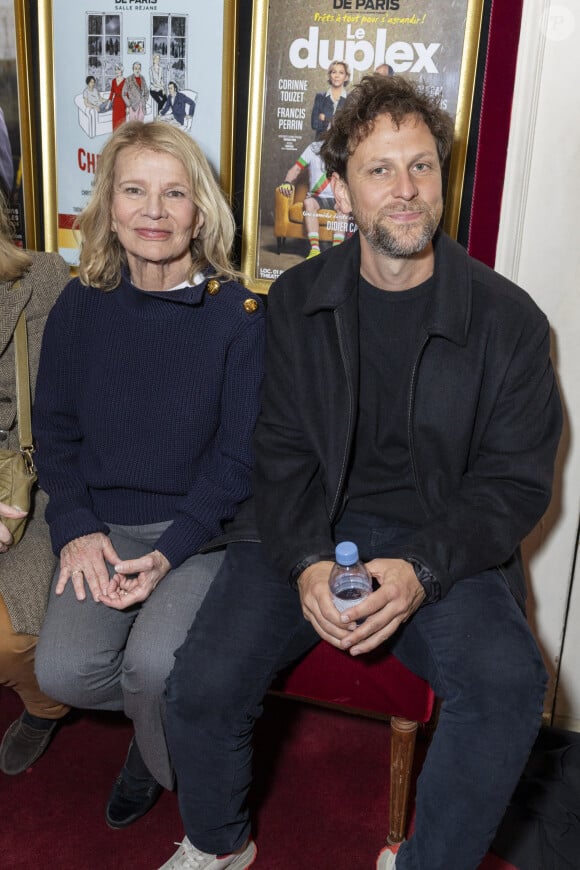 Pierre Rochefort a pu compter sur la présence de sa maman Nicole Garcia
Exclusif - Nicole Garcia et son fils Pierre Rochefort- Générale de la pièce "Royan, la professeur de Français" au théâtre de Paris le 17 avril 2024. © Borde / Rindoff / Bestimage