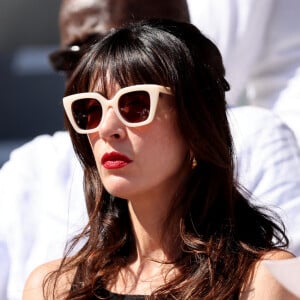 Nolwenn Leroy - Célébrités dans les tribunes de la finale homme des Internationaux de France de tennis de Roland Garros 2024 à Paris le 9 juin 2024. © Jacovides-Moreau/Bestimage 