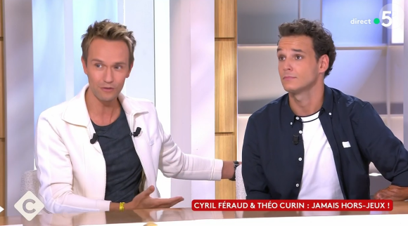 Cyril Féraud et Théo Curin invités de "C à vous" sur France 5