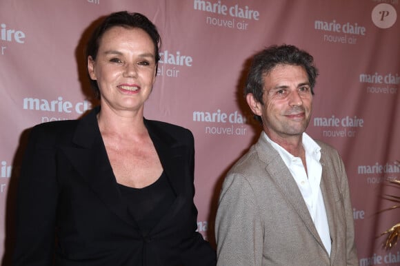 Claire Nebout et son mari Frédéric TaddeÏ - Soirée Marie-Claire, nouvel air à l'hôtel Lutetia à Paris le 5 juin 2018. © Giancarlo Gorassini/Bestimage