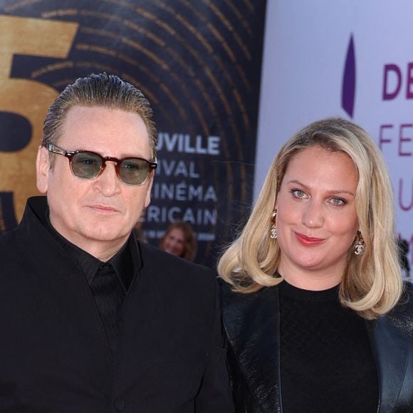 Benoit Magimel et sa femme Margot Pelletier - Arrivées à la projection du film "Megalopolis" lors de la 50ème édition du Festival du Cinéma américain à Deauville. Le 13 septembre 2024 © Denis Guignebourg / Bestimage 