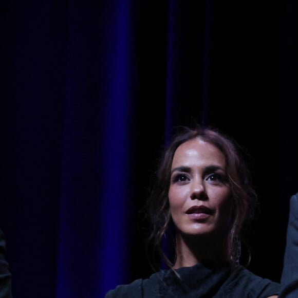 Benoit Magimel, Alice Belaidi, Guillaume Canet - Projection du film "Megalopolis" lors de la 50ème édition du Festival du Cinéma américain à Deauville. Le 13 septembre 2024 © Denis Guignebourg / Bestimage 