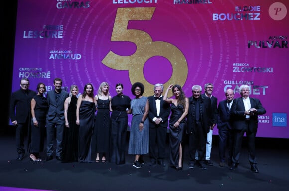 Benoit Magimel, Alice Belaidi, Guillaume Canet, Melanie Thierry, Elodie Bouchez, Clemence Poesy, Rebecca Zlotowski, Audrey Pulvar, Constantin Costa Gavras, Audrey Dana, Claude Lelouch, Christophe Honore, Pierre Lescure et Jean-Jacques Annaud - Projection du film "Megalopolis" lors de la 50ème édition du Festival du Cinéma américain à Deauville. Le 13 septembre 2024 © Denis Guignebourg / Bestimage