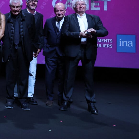 Benoit Magimel, Alice Belaidi, Guillaume Canet, Melanie Thierry, Elodie Bouchez, Clemence Poesy, Rebecca Zlotowski, Audrey Pulvar, Constantin Costa Gavras, Audrey Dana, Claude Lelouch, Christophe Honore, Pierre Lescure et Jean-Jacques Annaud - Projection du film "Megalopolis" lors de la 50ème édition du Festival du Cinéma américain à Deauville. Le 13 septembre 2024 © Denis Guignebourg / Bestimage