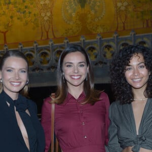 Amandine Petit (miss France 2021), Marine Lorphelin (Miss France 2013), Vaimalama Chaves (Miss France 2019), guest - Dîner de charité Breitling à la Samaritaine pour l'association "Premiers de Cordée" à Paris le 4 avril 2024. © Rachid Bellak/Bestimage