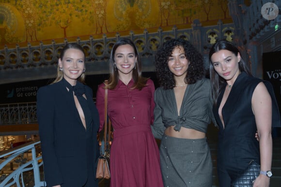 Amandine Petit (miss France 2021), Marine Lorphelin (Miss France 2013), Vaimalama Chaves (Miss France 2019), guest - Dîner de charité Breitling à la Samaritaine pour l'association "Premiers de Cordée" à Paris le 4 avril 2024. © Rachid Bellak/Bestimage