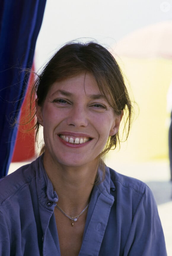 En France, à Deauville, rendez-vous avec Jane Birkin lors du Festival du film américain de Deauville, Septembre 1985. © Michel Croizard via Bestimage