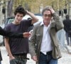 Devenant notamment parents ensemble d'un garcon prénommé Paul
François Cluzet et son fils Paul Cluzet en 2010 aux obsèques d'Alain Corneau