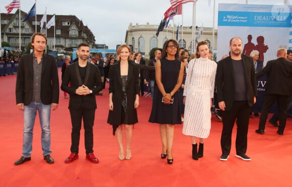 Jérome Bonnell, Kheiron, Diane Rouxel, Audrey Pulsar, Christa Theret, Cédric Anger - Projection du film "In Dubious Battle'' lors du 42ème Festival du cinéma Américain de Deauville lors du 42ème Festival du cinéma Américain de Deauville, le 5 septembre 2016. © Denis Guignebourg/Bestimage