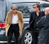 Il était apparu marqué par le chagrin mais solide au côté de leur fils Thomas
Jacques Dutronc et son fils Thomas Dutronc - Arrivées aux obsèques de l'auteure-compositrice-interprète et actrice française Françoise Hardy au crématorium du cimetière du Père-Lachaise à Paris, France, le 20 juin 2024. © Jacovides-Moreau/Bestimage