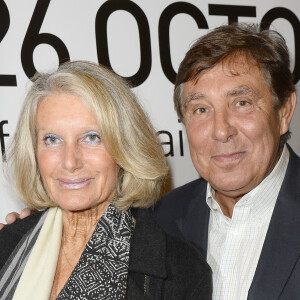 Jean-Pierre Foucault et sa femme Evelyne - Inauguration "Le Train de la Télé" à Paris Gare de Lyon le 6 octobre 2014.