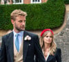 ...pleure sa soeur. Cressida a retrouvé l'amour au bras de Harry Wentworth-Stanleyest.
Cressida Bonas et son mari Harry Wentworth-Stanleyest arrivent au mariage de Lady Tatiana Mountbatten et Alick Dru à la cathédrale de Winchester, le 23 juillet 2022.