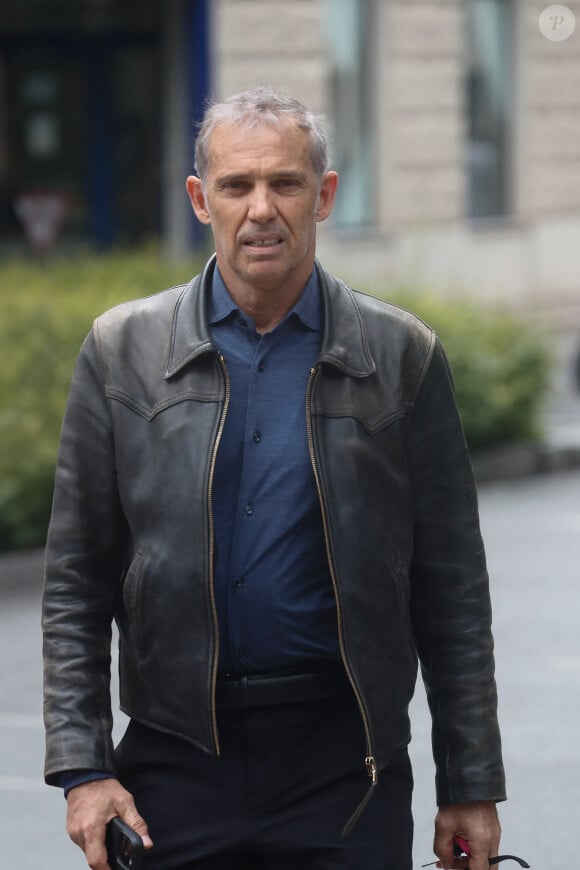 Exclusif - Paul Belmondo - Obsèques de Francine Leca (Fondatrice de Mécénat Chirurgie Cardiaque et première femme devenue chirurgienne cardiaque) en l'église Saint-Pierre à Neuilly-sur-seine © Christophe Clovis / Bestimage