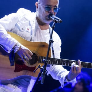 Pascal Obispo au concert du gala des 20 ans de la fondation Recherche Alzheimer "2 générations chantent pour la 3ème" à l'Olympia à Paris le 18 mars 2024. © Cyril Moreau / Bestimage