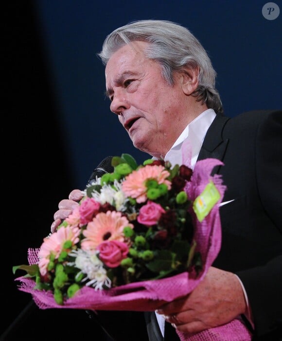 Alain Delon à Moscou le 19 decembre 2012