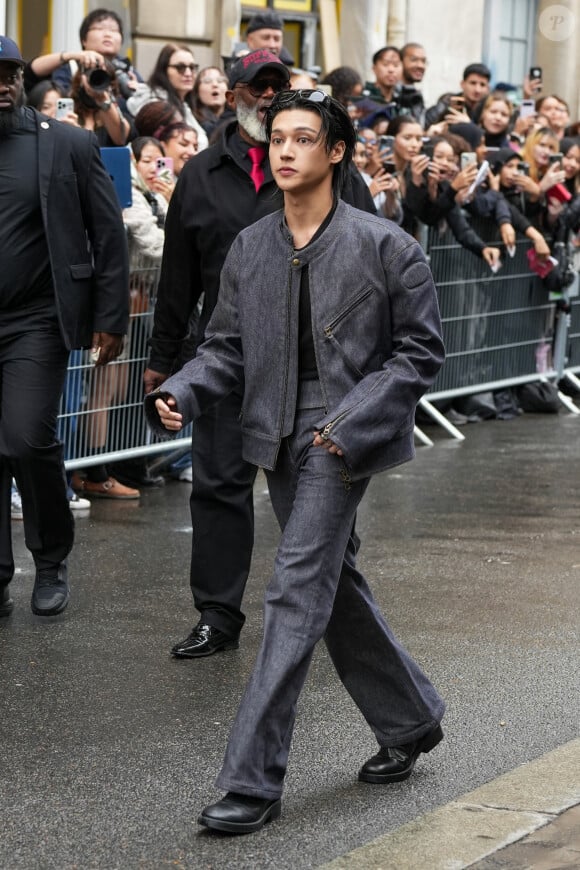 Wooyoung, Ateez lors du défilé Courrèges Printemps-Eté 2025 à l'occasion de la Fashion week de Paris, le 25 septembre 2024. © Lucia Sabatelli / Bestimage