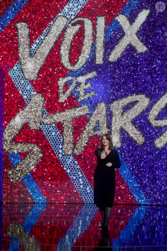 Exclusif - Julia Vignali - Enregistrement de l'émission "Voix de stars" présentée par J.Vignali, diffusée le 27 septembre à 21h10 sur France 3 © Christophe Clovis / Bestimage 