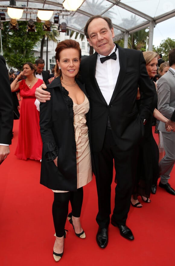 Xavier Couture et sa compagne Emmanuelle Gaume - Montée des marches du film "Ma Loute" lors du 69ème Festival International du Film de Cannes. Le 13 mai 2016. © Borde-Jacovides-Moreau/Bestimage  Red carpet for the movie "Ma Loute" during the 69th Cannes International Film festival. On may 13th 2016 