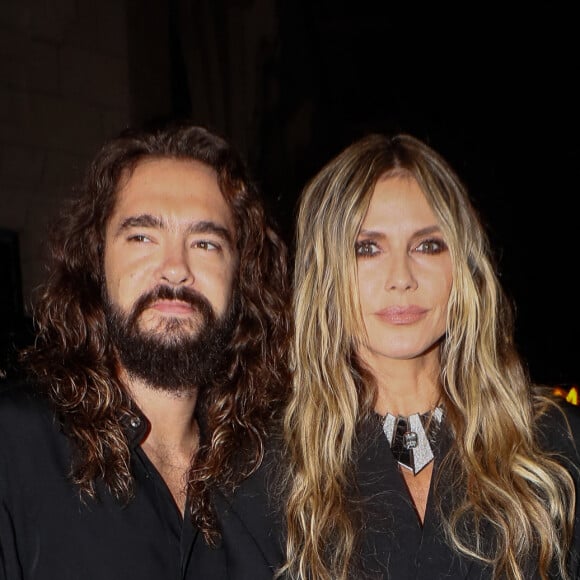 Heidi Klum et son mari Tom Kaulitz - Arrivées au défilé Messika lors de la Paris Fashion Week à Paris, le 26 septembre 2024. © Christophe Clovis / Jack Tribeca / Bestimage 