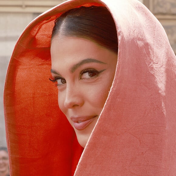 Iris Mittenaere - Arrivées au défilé de mode Haute-Couture automne-hiver 2024/2025 "Stephane Rolland" lors de la Fashion Week de Paris le 26 juin 2024. Christophe Aubert via Bestimage