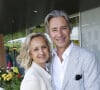 L'épouse du patron de Facebook a ainsi partagé son look du jour sur les réseaux sociaux.
Exclusif - Caroline Roux et son compagnon Laurent Solly - Déjeuner dans la loge de France Télévisions lors de la Finale Hommes des Internationaux de France de Tennis de Roland Garros 2024 - Jour 15 à Paris. Le 9 Juin 2024. © Bertrand Rindoff / Bestimage