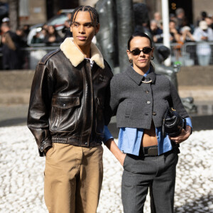 PFW - Alexandre Coste et Pauline Ducruet sont arrivés au défilé Miu Miu lors du défilé Womenswear printemps-été 2025 dans le cadre de la semaine de la mode de Paris le 01 octobre 2024 à Paris, France. Photo by Nasser Berzane/ABACAPRESS.COM