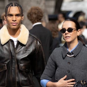 PFW - Alexandre Coste et Pauline Ducruet sont arrivés au défilé Miu Miu lors du défilé Womenswear printemps-été 2025 dans le cadre de la semaine de la mode de Paris le 01 octobre 2024 à Paris, France. Photo by Nasser Berzane/ABACAPRESS.COM