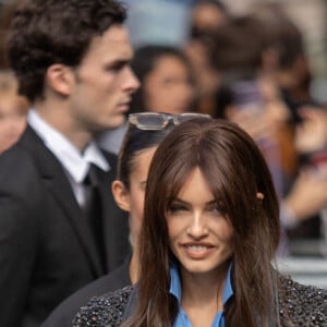 PFW - Thylane Blondeau est arrivée au défilé Miu Miu lors du défilé Womenswear printemps-été 2025 dans le cadre de la semaine de la mode de Paris le 01 octobre 2024 à Paris, France. Photo by Nasser Berzane/ABACAPRESS.COM