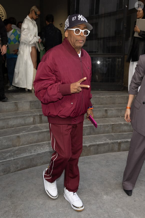 Spike Lee au défilé Lacoste prêt à porter printemps / été 2025 lors de la fashion week à Paris le 1er octobre 2024. © Jeremy Melloul / Bestimage