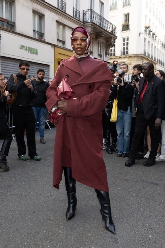 Keiona au défilé Lacoste prêt à porter printemps / été 2025 lors de la fashion week à Paris le 1er octobre 2024. © Jeremy Melloul / Bestimage