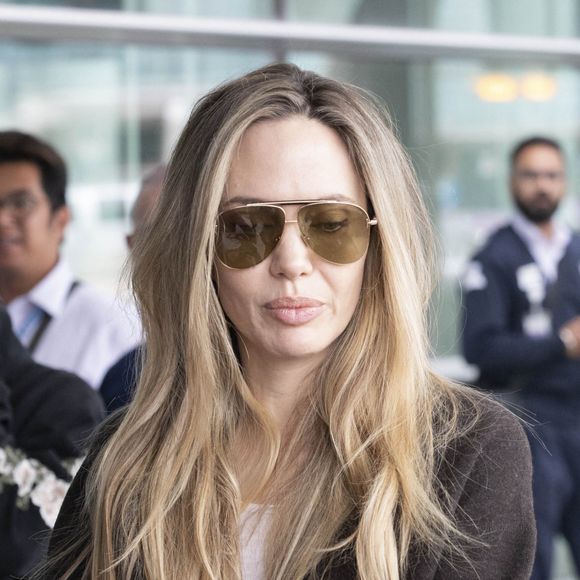 Angelina Jolie et son fils Pax le 9 septembre 2024 à Toronto