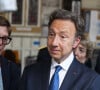 Stéphane Bern - Déplacement du président de république, Emmanuel Macron à l'occasion de la 41ème édition des journées européennes du patrimoine à Chartres, visite des ateliers de la Maison Lorin maitre verrier - Chartres le 20 septembre 2024. © Arnaud Hebert / Pool / Bestimage