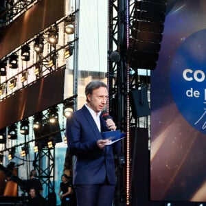 Stéphane Bern - "Concert de Paris" sur le parvis de l'hôtel de ville de Paris retransmis en direct sur France 2 et sur France Inter, Paris le 14 juillet 2024. © Christophe Clovis - Pierre Perusseau / Bestimage