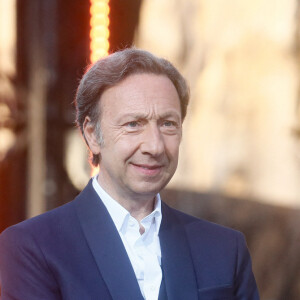 Stéphane Bern - "Concert de Paris" sur le parvis de l'hôtel de ville de Paris retransmis en direct sur France 2 et sur France Inter, Paris le 14 juillet 2024. © Christophe Clovis - Pierre Perusseau / Bestimage