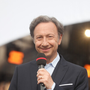 Stéphane Bern - "Concert de Paris" sur le parvis de l'hôtel de ville de Paris retransmis en direct sur France 2 et sur France Inter, Paris le 14 juillet 2024. © Christophe Clovis - Pierre Perusseau / Bestimage