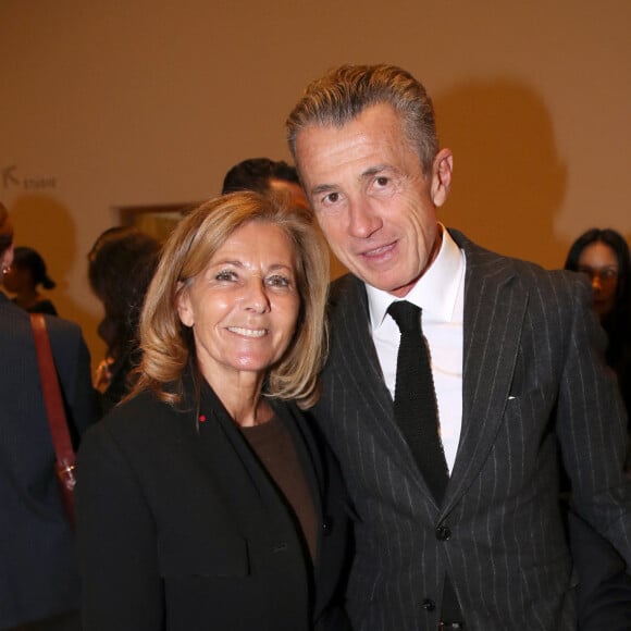 Claire Chazal et François Sarkozy - Vernissage de l’Exposition Retrospective consacrée au peintre américain Mark Rothko à la Fondation Louis Vuitton. Paris, France, le 17 Octobre 2023. © Bertrand Rindoff / Bestimage 