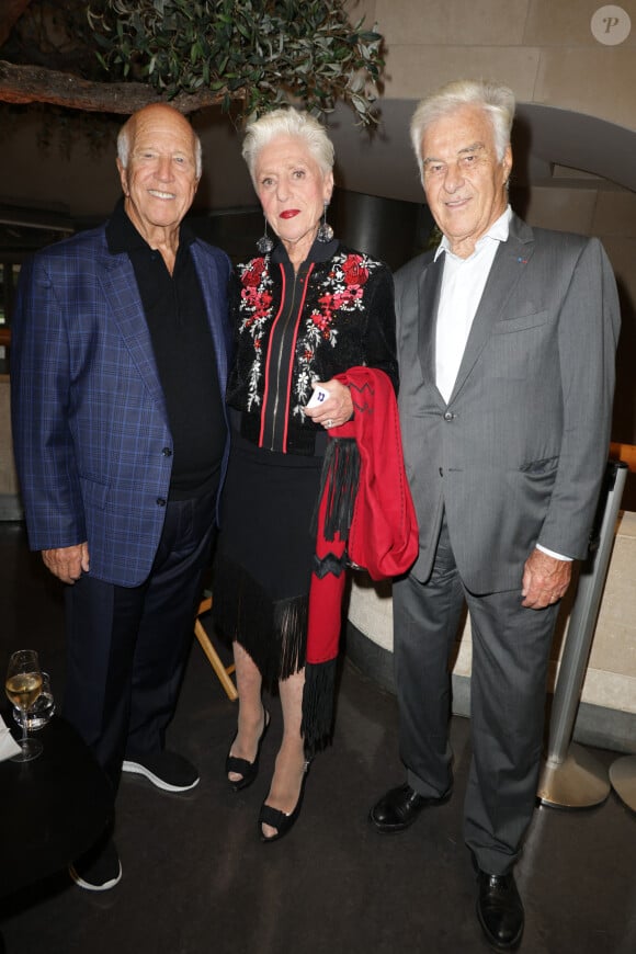 Sergio Gobbi, Catherine Euvrard (Chasseuse de tête) et son mari - Soirée en l'honneur du réalisateur italien, Sergio Gobbi à la Cinémathèque française à Paris le 27 septembre 2024. © Coadic Guirec/Bestimage 