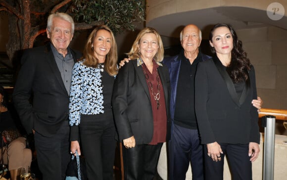 Gilbert Coullier, Nicole Coullier, Corinne Bouygues, Sergio Gobbi et Candice Hugo - Soirée en l'honneur du réalisateur italien, Sergio Gobbi à la Cinémathèque française à Paris le 27 septembre 2024. © Coadic Guirec/Bestimage 